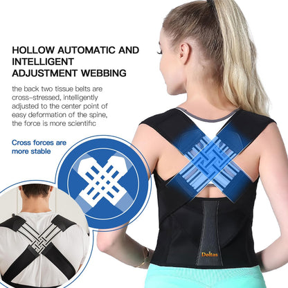 PosturePro™ Adjustable Posture Corrector Belt for Men & Women | Back, Neck & Shoulder Support