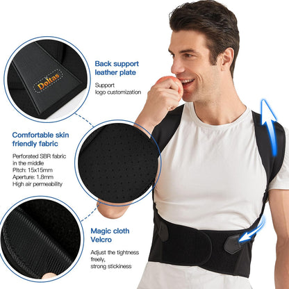 PosturePro™ Adjustable Posture Corrector Belt for Men & Women | Back, Neck & Shoulder Support