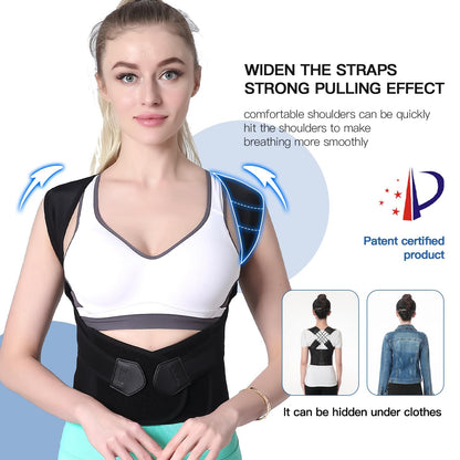 PosturePro™ Adjustable Posture Corrector Belt for Men & Women | Back, Neck & Shoulder Support