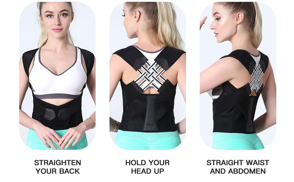 PosturePro™ Adjustable Posture Corrector Belt for Men & Women | Back, Neck & Shoulder Support