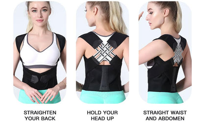 PosturePro™ Adjustable Posture Corrector Belt for Men & Women | Back, Neck & Shoulder Support