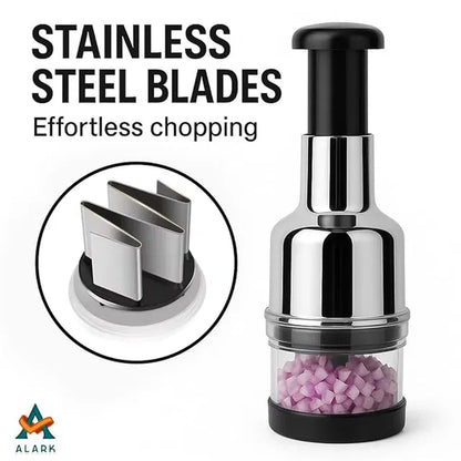 No More Tears! Multifunctional Vegetable Chopper & Dicer with Storage Container