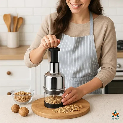 No More Tears! Multifunctional Vegetable Chopper & Dicer with Storage Container