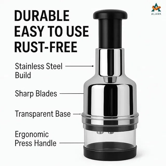 No More Tears! Multifunctional Vegetable Chopper & Dicer with Storage Container