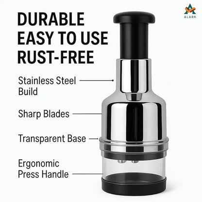No More Tears! Multifunctional Vegetable Chopper & Dicer with Storage Container